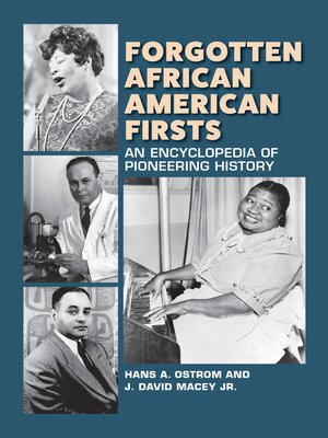 cover image of Forgotten African American Firsts